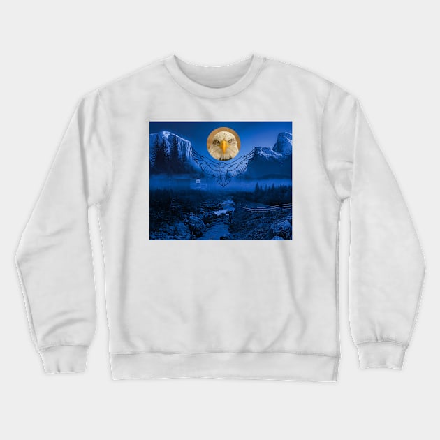 power animal Crewneck Sweatshirt by ayoubShoop